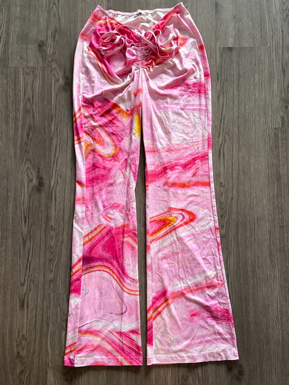 Funky Pink Flared Bottoms
